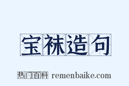 宝袜造句是什么意思的图片